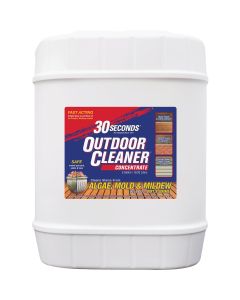 30 seconds Outdoor Cleaner 5 Gal. Concentrate Algae, Mold & Mildew Stain Remover