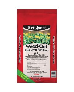 Ferti-lome Weed-Out 20 Lb. 5000 Sq. Ft. 25-0-4 Lawn Fertilizer with Weed Killer