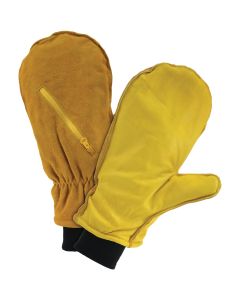 West Chester Men's XL Insulated Leather Mitten Winter Glove