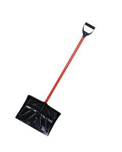 True Temper 16 In. Poly Snow Shovel & Pusher with 36 In. Steel Handle