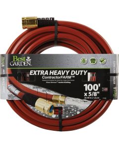 Best Garden 5/8 In. Dia. x 100 Ft. L. Drinking Water Safe Contractor Hose