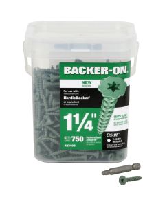 Buildex Backer-On #9 x 1-1/4 In. Cement Board Screw (750 Ct.)
