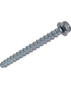 Simpson Strong Tie 1/2 In. x 6 In. Zinc Plated Hex Washer HD Titen Concrete Screw Anchor
