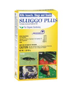 Monterey Sluggo Plus 1 Lb. Ready To Use Pellets Organic Slug & Snail Killer