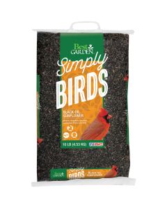 Best Garden 10 Lb. Black Oil Sunflower Wild Bird Seed