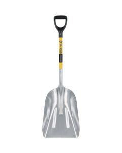 Truper Tru Pro 27 In. Fiberglass D-Grip Handle Aluminum Scoop Shovel