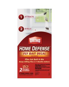Ortho Home Defense Indoor/Outdoor Fly Bait Decal (2-Pack)
