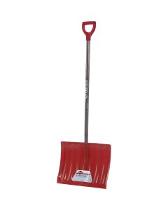 Garant Nordic 18 In. Poly Snow Shovel with 42.25 In. Wood Handle