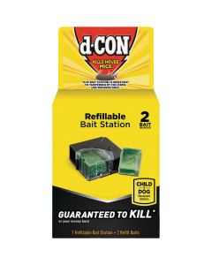 D-Con Refillable Mouse Bait Station (2-Refill)