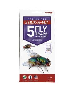 JT Eaton Stick-A-Fly Disposable Indoor Fly Trap (5-Pack)