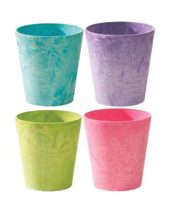 Novelty 5 in. Bright Cache Planter (Assorted Colors)