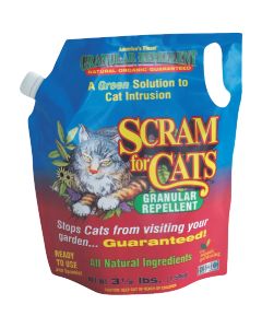 Scram For Cats 3.5 Lb. Granular Organic Animal Repellent