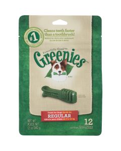 Greenies Regular Medium Dog Original Flavor Dental Dog Treat (12-Pack)