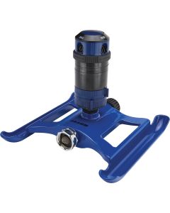 Dramm Metal Adjustable Blue Gear Drive Sprinkler