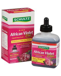 Schultz 4 Oz. Concentrate 8-14-9 African Violet Liquid Plant Food Plus
