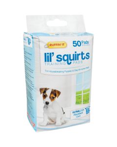 Ruffin' it Lil' Squirts 21 In. x 22 In. Puppy Training Pads (50-Pack)