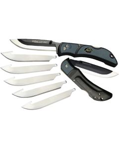 Outdoor Edge Razor-Lite Replaceable Blade 3-1/2 In. Folding Knife, Gray