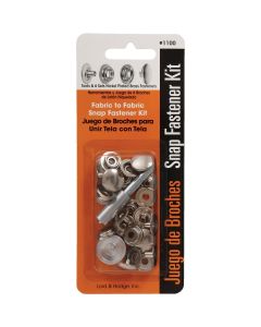 Lord & Hodge Metal Snap Fastener Kit for Canvas (6 Ct.)