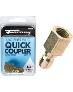 Forney 1/4 In. Female Quick Connect Pressure Washer Plug