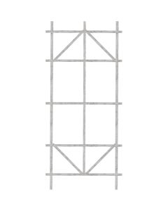 Panacea 48 In. White Wood Ladder Trellis