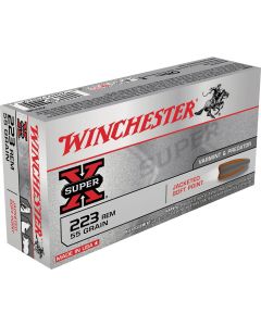 Winchester Super-X .223 Rem 55 Grain JSP Centerfire Ammunition Cartridges