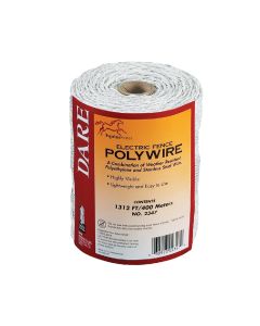 Dare 1312 Ft. Polyethylene w/Stainless Steel Strands Electric Fence Poly Wire