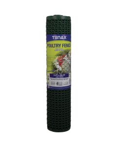 Tenax 3/4 In. x 2 Ft. H. x 25 Ft. L. Hexagonal Plastic Poultry Netting Fence, Green