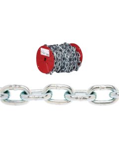 Campbell 3/8 In. 35 Ft. Zinc-Plated Low-Carbon Steel Coil Chain
