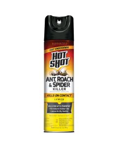 Hot Shot 17.5 Oz. Lemon Fresh Scent Aerosol Spray Ant, Roach, & Spider Killer