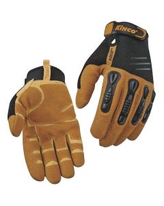 KincoPro Foreman Men's Medium Black Polyester-Spandex Fabric Work Glove