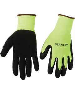 Stanley Men's Large Polyester Shell Hi-Vis Work Glove