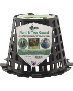 Plant Knight Black Protective Plant Cage (3-Pack)