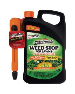Spectracide Weed Stop For Lawns Plus Crabgrass Killer3 1.33 Gal. Ready To Use AccuShot Sprayer Weed Killer