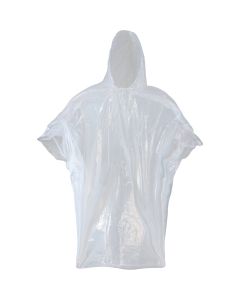 West Chester 50 In. x 80 In. Clear Disposable Rain Poncho