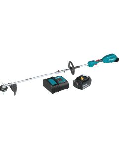 Makita 18V LXT Brushless Cordless Couple Shaft Power Head Kit with 13 In. String Trimmer Attachment