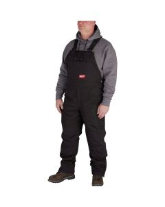 Milwaukee FREEFLEX Men's Medium Black Insulated Bib Overalls