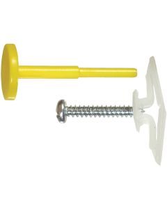 Hillman 5/8 In. Large Yellow Plastic Toggle Anchor (10 Ct.)