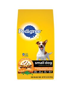 Pedigree Small Dog Complete Nutrition 3.5 Lb. Roasted Chicken, Rice & Vegetable Adult Dry Dog Food