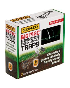 Gonzo Big Mac Steel Wire Mechanical Gopher Trap (2-Pack)