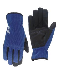 Mud Women's Small/Medium Synthetic Leather True Blue Garden Glove