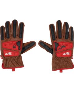 Milwaukee Impact Cut Level 3 Unisex Large Goatskin Leather Work Gloves