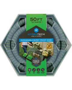Hydrotech 5/8 In. x 50 Ft. Expandable Burst Proof Hose - Green