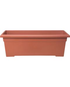Myers 28 In. Poly Romana Clay Color Flower Box