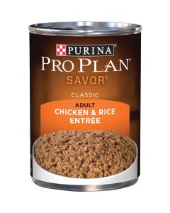 Purina Pro Plan Savor Chicken & Rice Adult Wet Dog Food, 13 Oz.