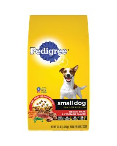 Pedigree Small Dog Complete Nutrition 3.5 Lb. Grilled Steak Vegetable Adult Dry Dog Food