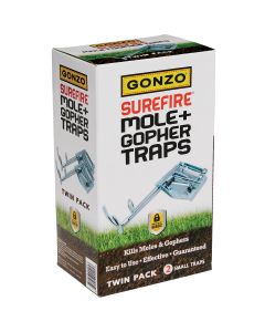 Gonzo Surefire Cinch Mole & Gopher Trap (2-Pack)