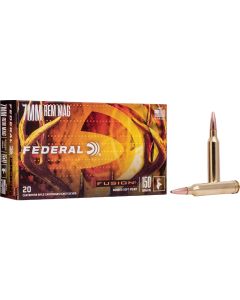 Federal Fusion 7mm Rem Mag 150 Grain Soft Point Centerfire Ammunition Cartridges