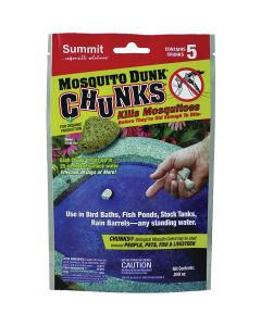 Mosquito Dunks Chunks Ready To Use Chunk Mosquito Killer (5-Pack)