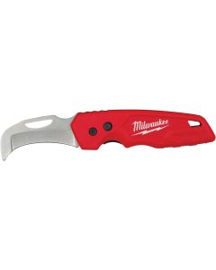 Milwaukee FASTBACK Blunt Tip Hawkbill 2.45 In. Folding Knife