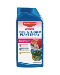 BioAdvanced All-In-1 32 Oz. Concentrate Rose & Flower Plant Spray